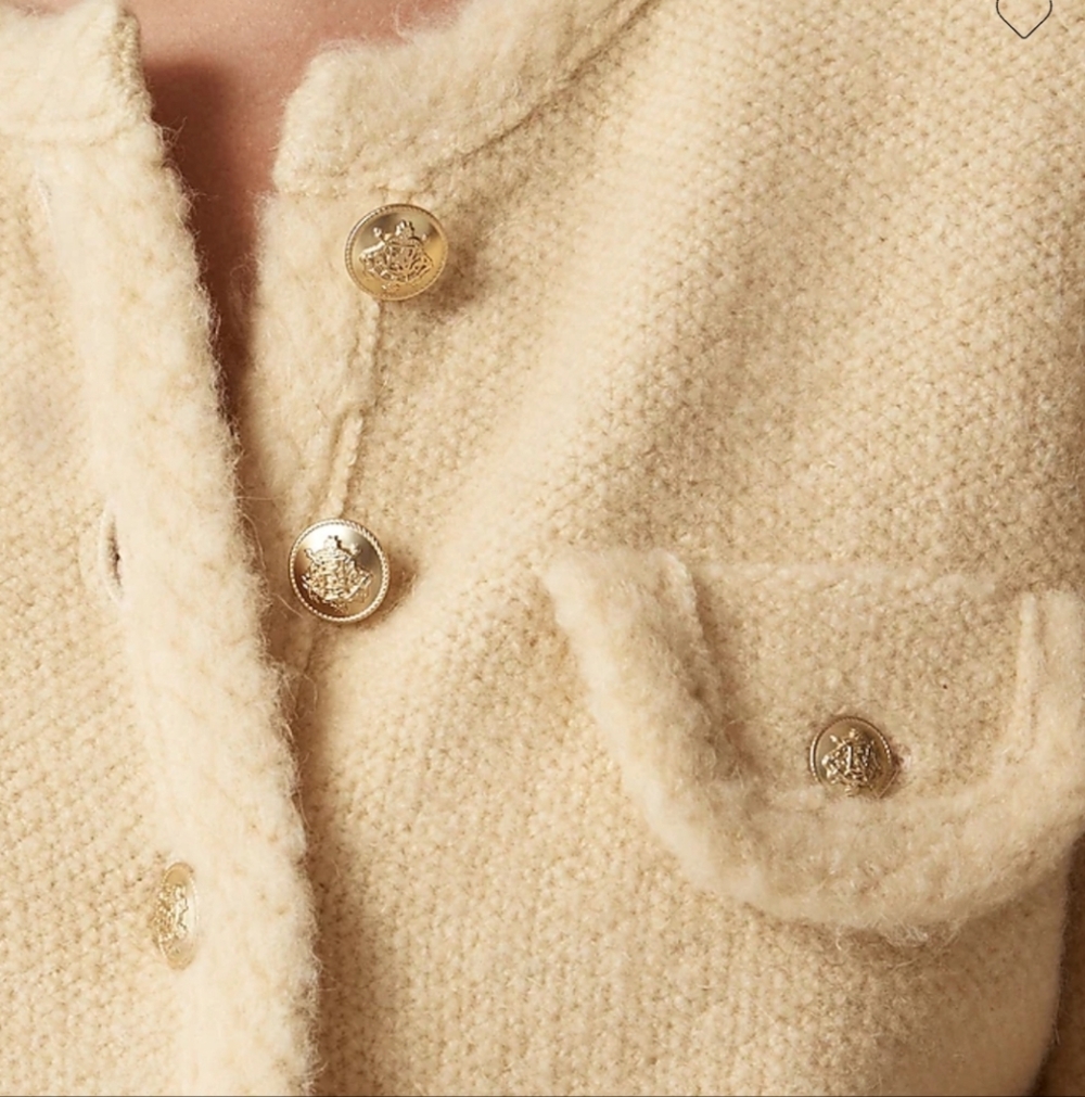 J Crew Textured sweater lady jacket CB931 SZ S NWT - Picture 3 of 11